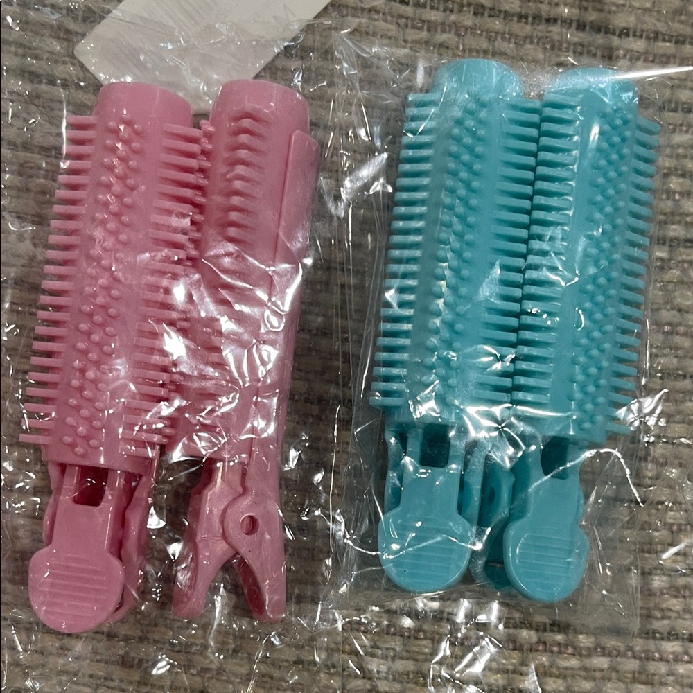 Hair Styling Clips Volumizing Root Lifters - Pink and Blue
